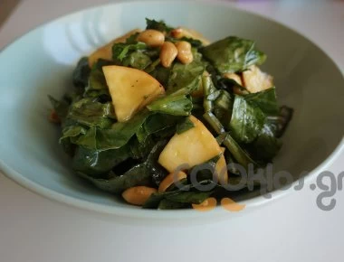 Η συνταγή της ημέρας: Σπανάκι με μήλα και πίνατς